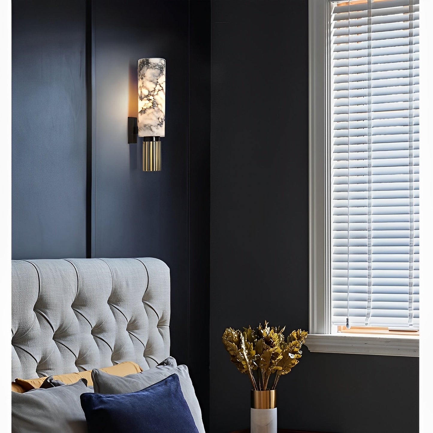 Valeria – Wandlampe in Marmoroptik für edle Akzente