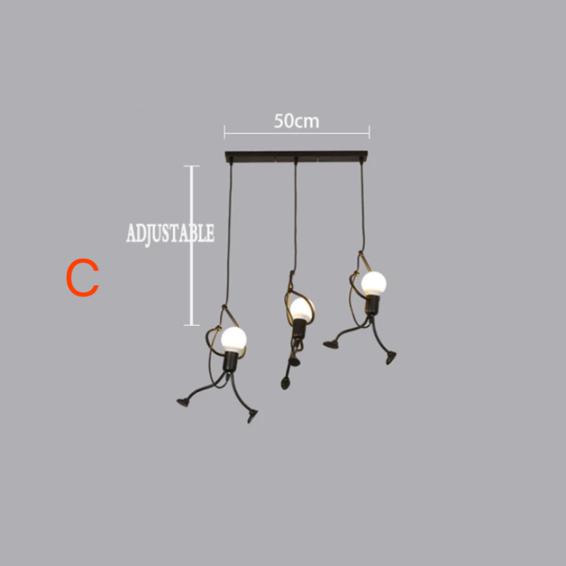 IronRetro – Industrielle Tischlampe im Superhelden-Look