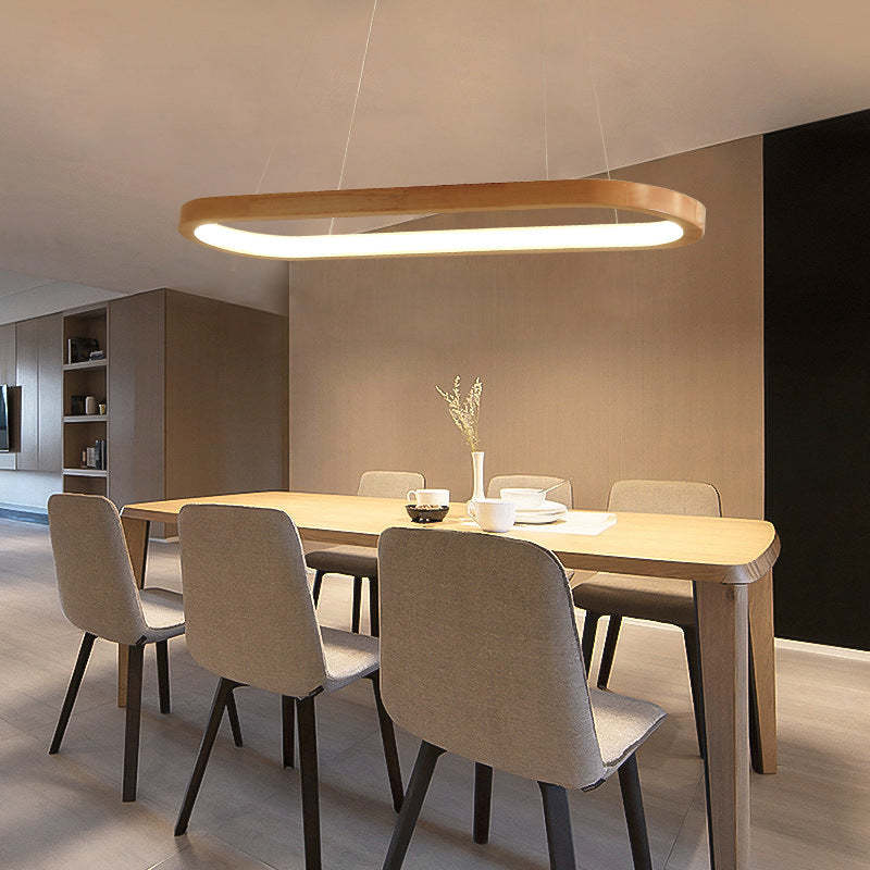 NordicBeam – Moderne LED-Pendelleuchte aus Holz und Metall