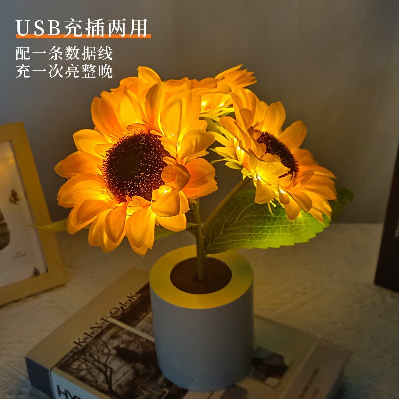 Solvyn – Schimmernde Sonnenblumenlampe