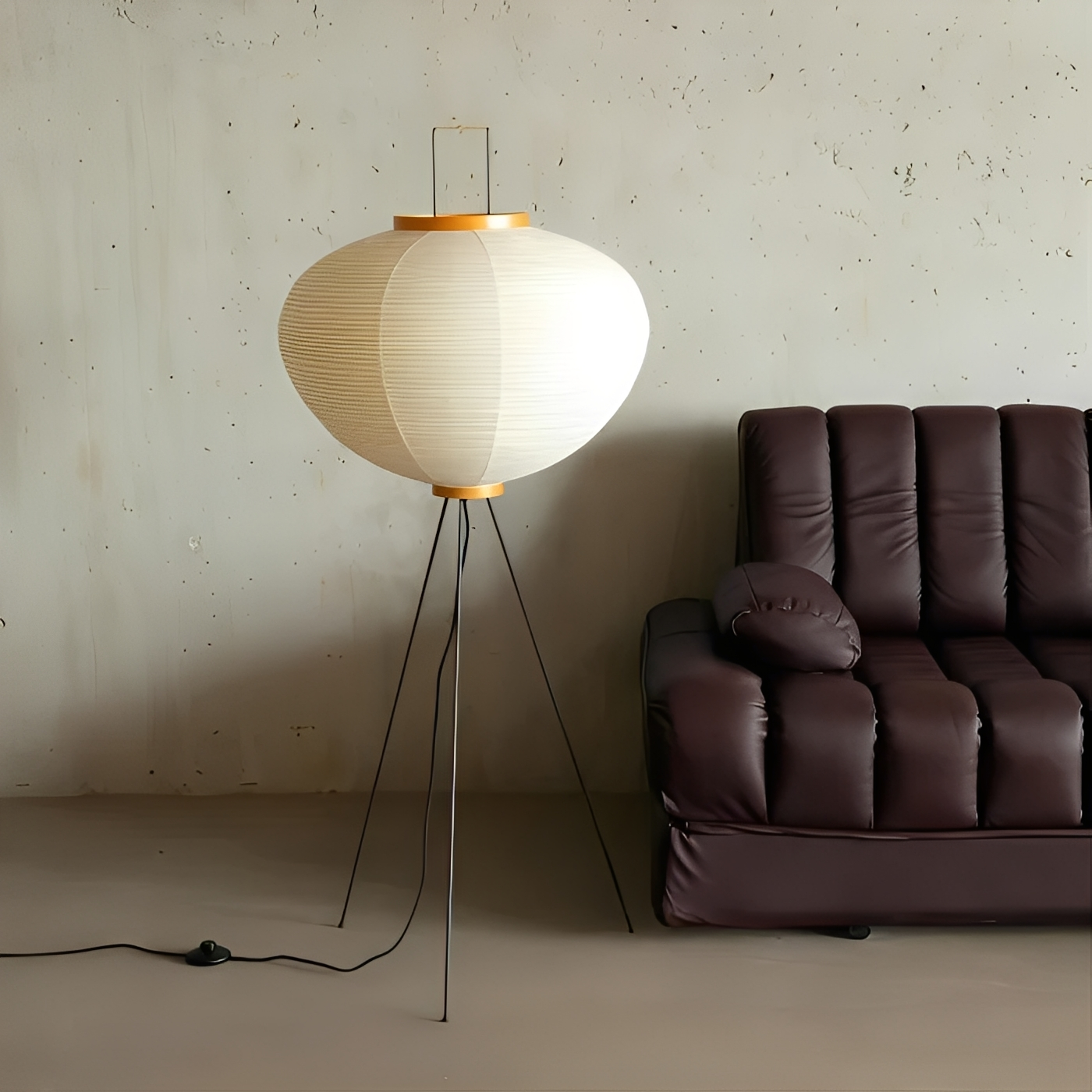 Aika – Japanische Reispapier Lampe für den Tisch