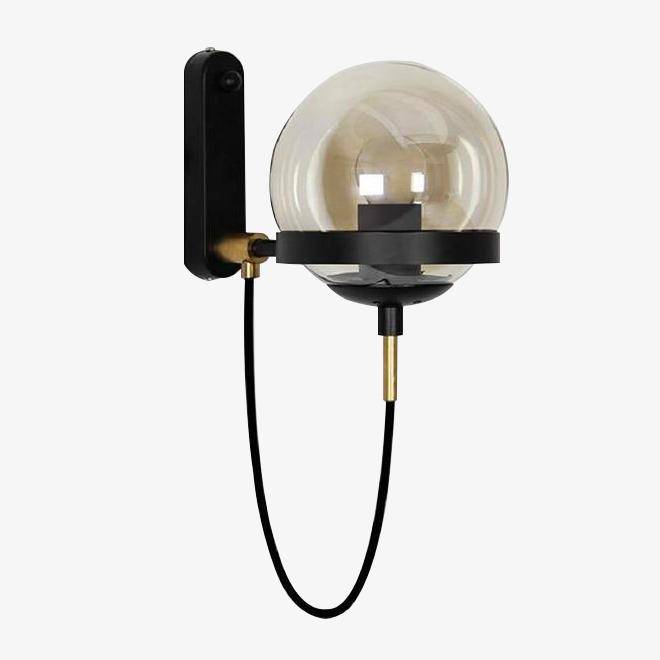 Oskar – Retro Glas Wandleuchte