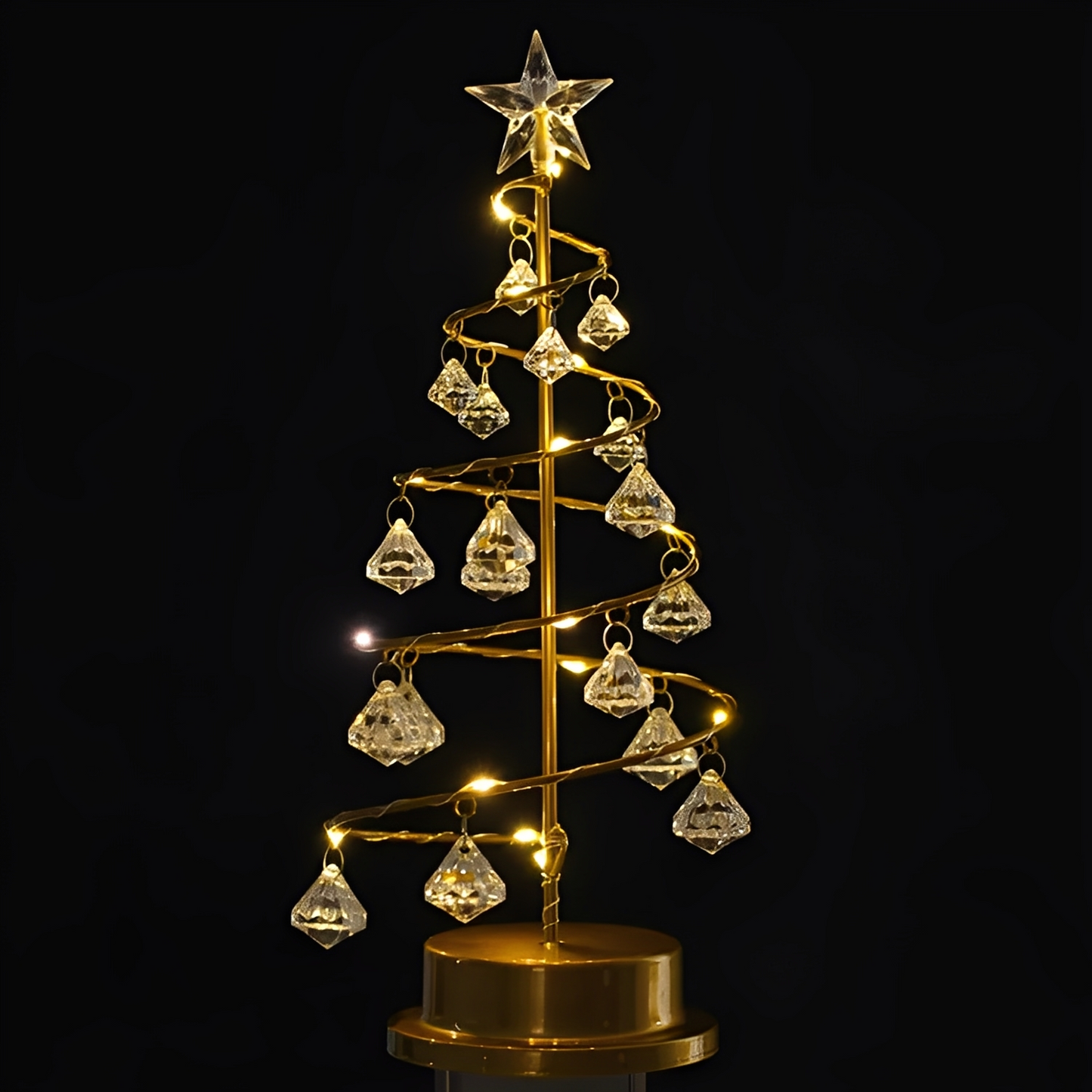 Yamira – Kristall Weihnachtsbaum LED-Lichterkette
