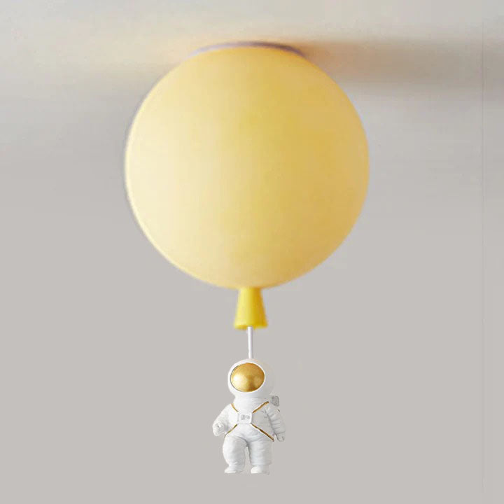 AstroMond – Moderne LED-Mondlampe mit Astronauten-Dekor