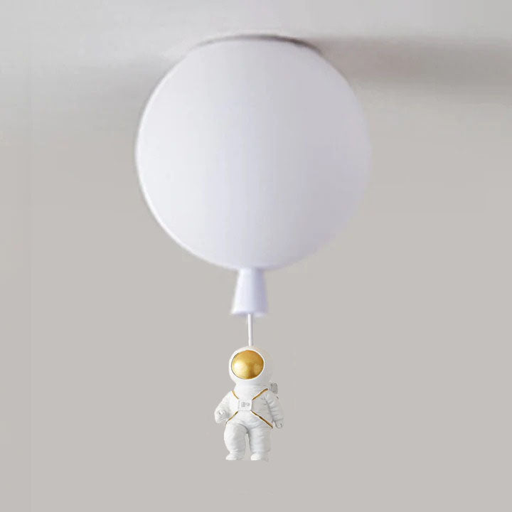 AstroMond – Moderne LED-Mondlampe mit Astronauten-Dekor