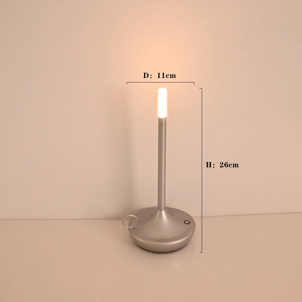 Elina – Tragbare Retro-Tischlampe mit Kerzenlicht-Effekt