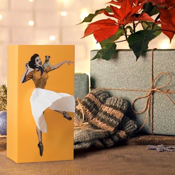 Taschentuchspender Fliegender Rock – Design-Highlight