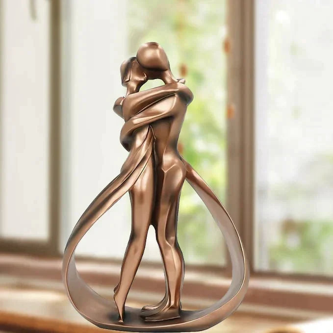 Nalaya – Paar-Skulptur aus Harz