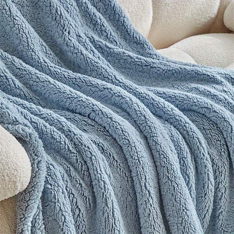 KuschelWolke – Flauschige Sherpa-Decke für Sofa & Bett, wendbar & waschbar