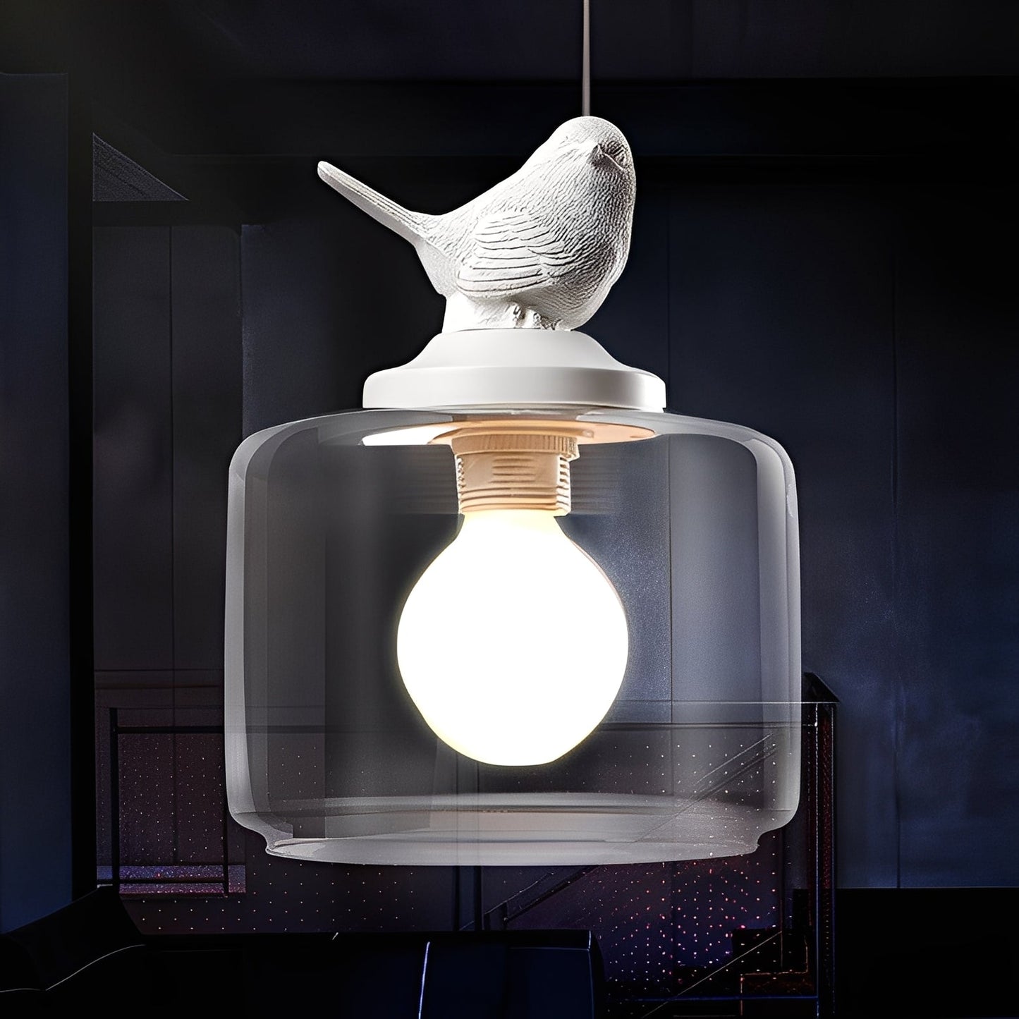 Aurel – Designer-Vogel-Pendelleuchte
