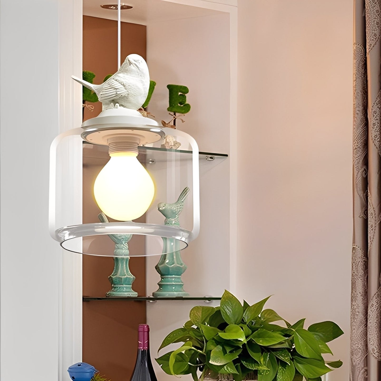 Aurel – Designer-Vogel-Pendelleuchte