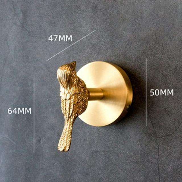 BrassWild – Messing-Wandhaken in Tierform für dekorative Akzente