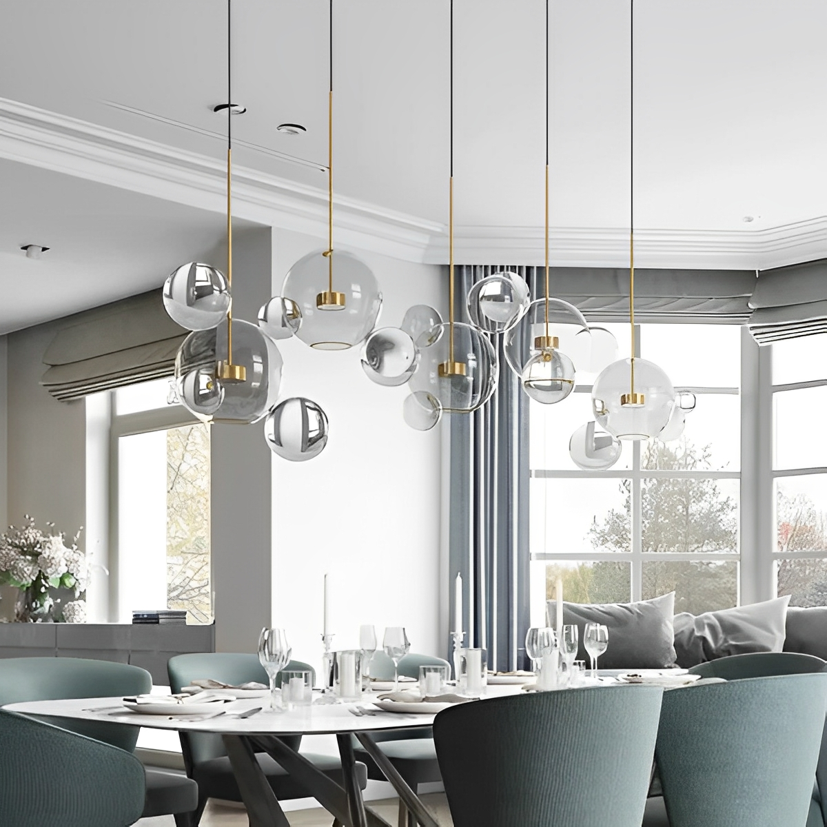 Bollea – Kugel-Pendelleuchte für moderne Räume