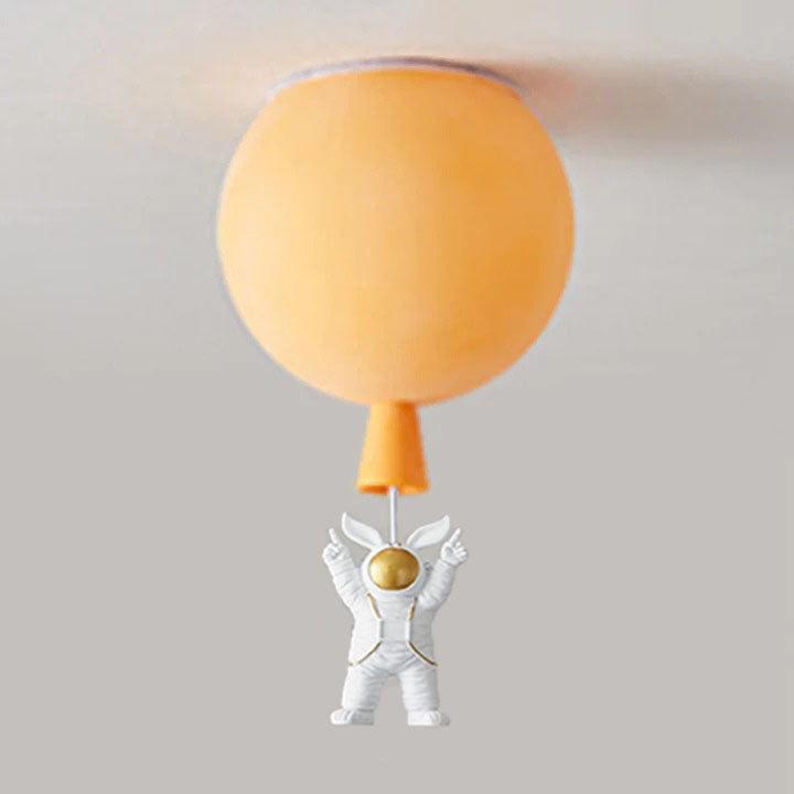 AstroMond – Moderne LED-Mondlampe mit Astronauten-Dekor