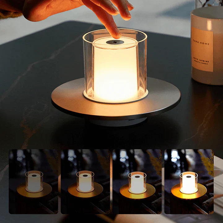 LumaGlow – Elegante LED-Kerze mit Berührungssteuerung und flammenlosem Licht