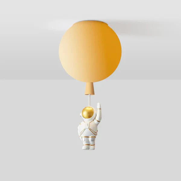 AstroMond – Moderne LED-Mondlampe mit Astronauten-Dekor