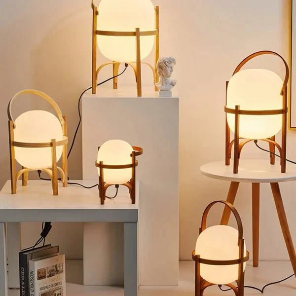 LichtKorb – Elegante Tischleuchte im Cesta-Stil