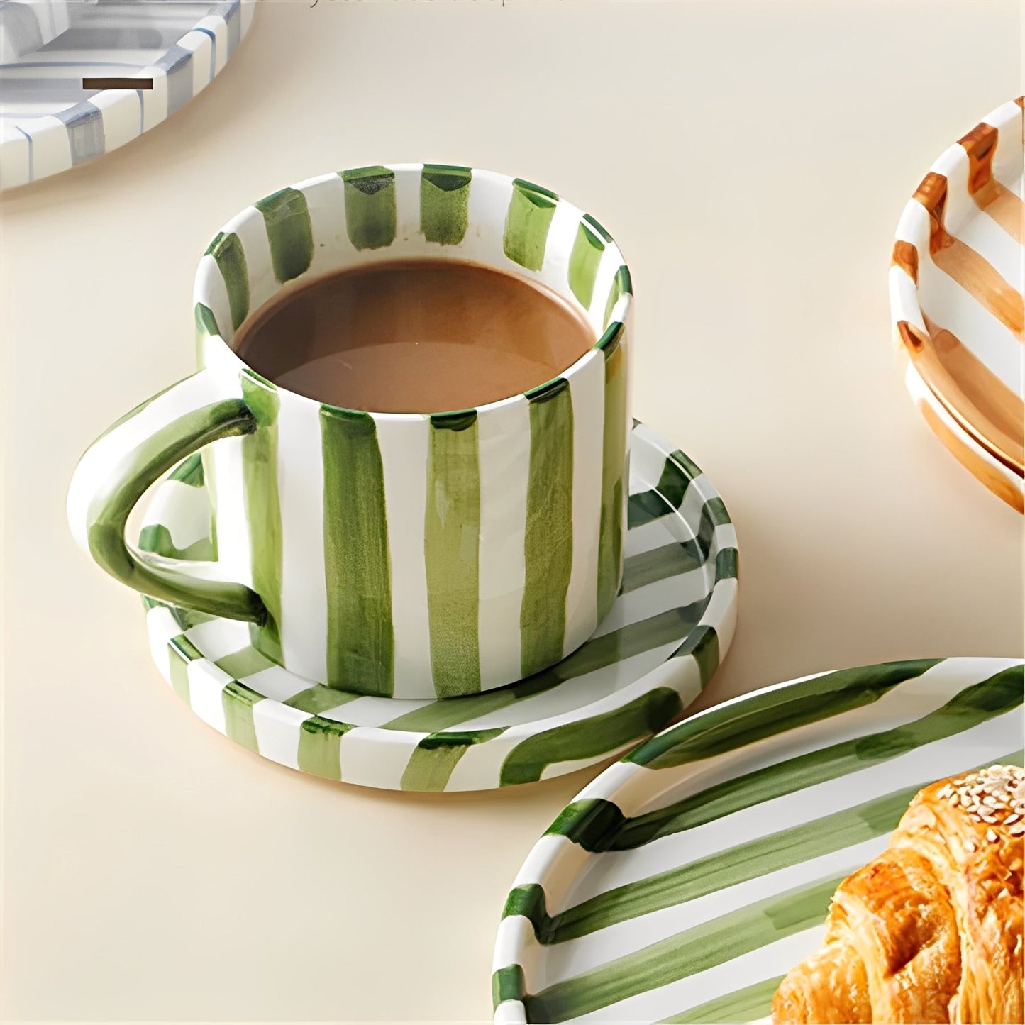 Elena – Retro Keramik Kaffeetasse