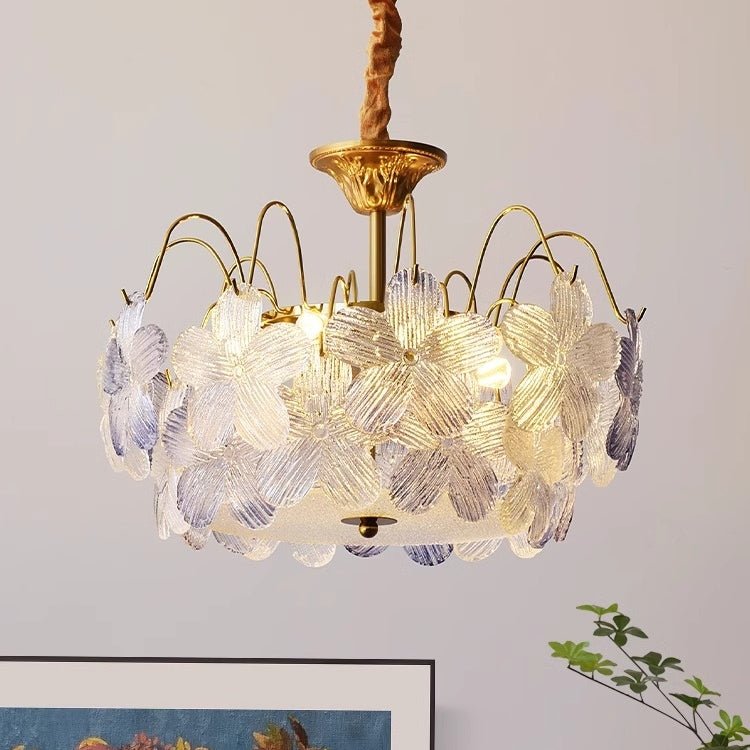 Yrsa – Vintage Glas-Kronleuchter