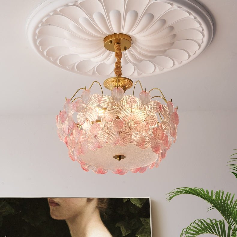 Yrsa – Vintage Glas-Kronleuchter
