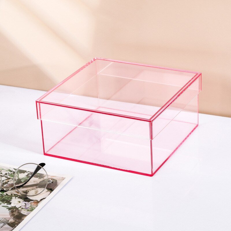 ColorPop – Bunte Acryl-Aufbewahrungsbox mit Deckel