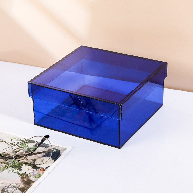ColorPop – Bunte Acryl-Aufbewahrungsbox mit Deckel