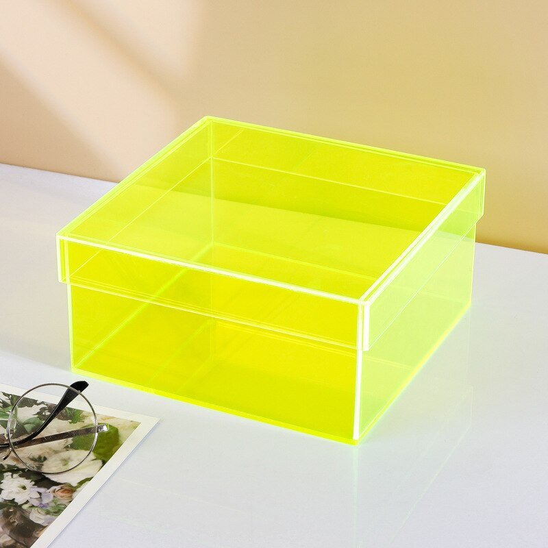 ColorPop – Bunte Acryl-Aufbewahrungsbox mit Deckel