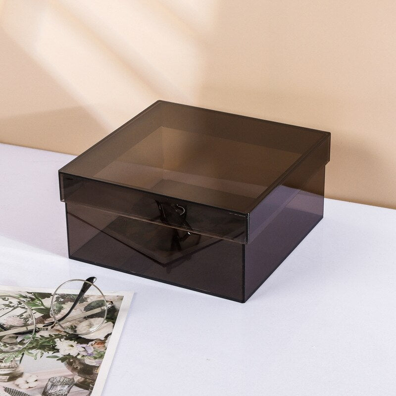 ColorPop – Bunte Acryl-Aufbewahrungsbox mit Deckel