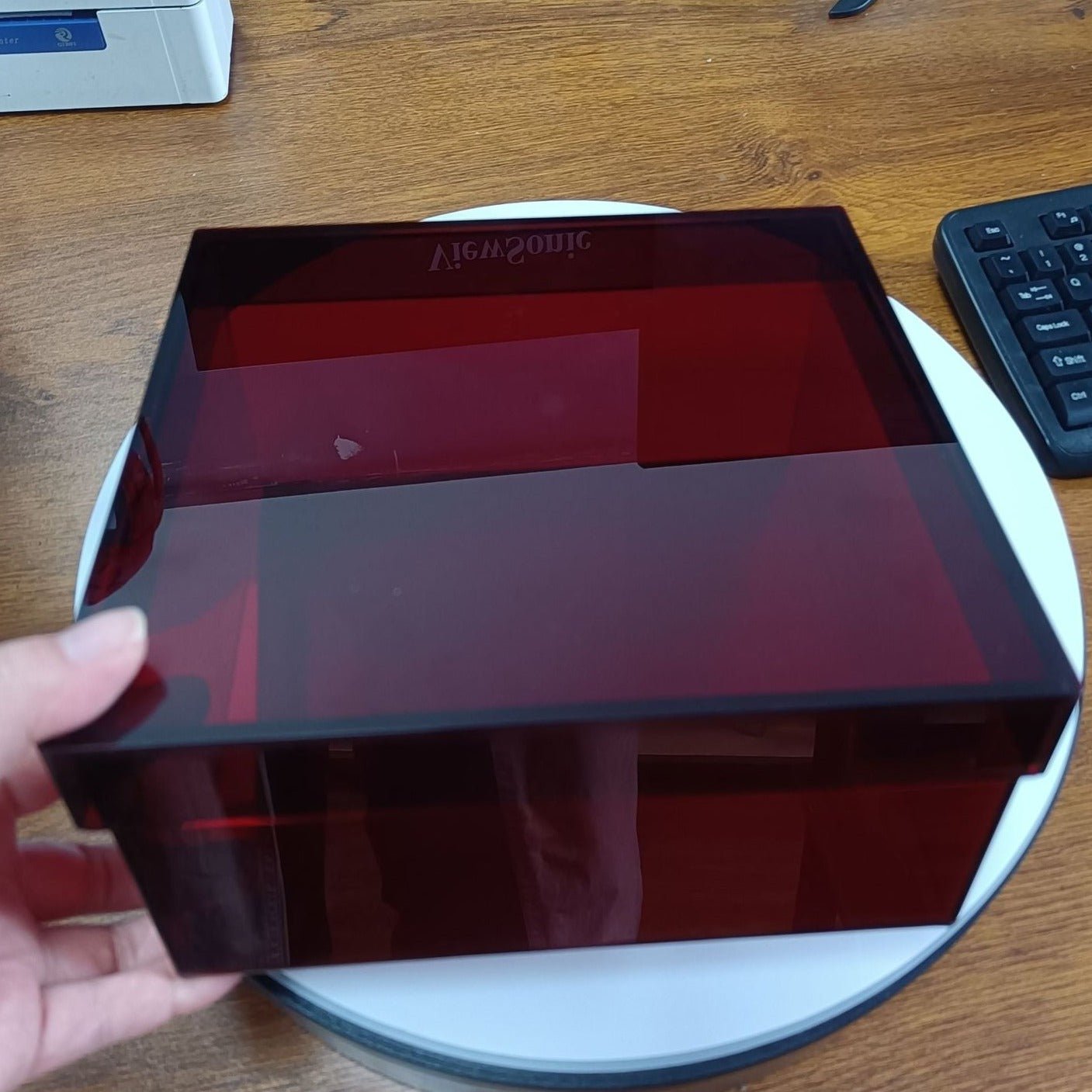 ColorPop – Bunte Acryl-Aufbewahrungsbox mit Deckel