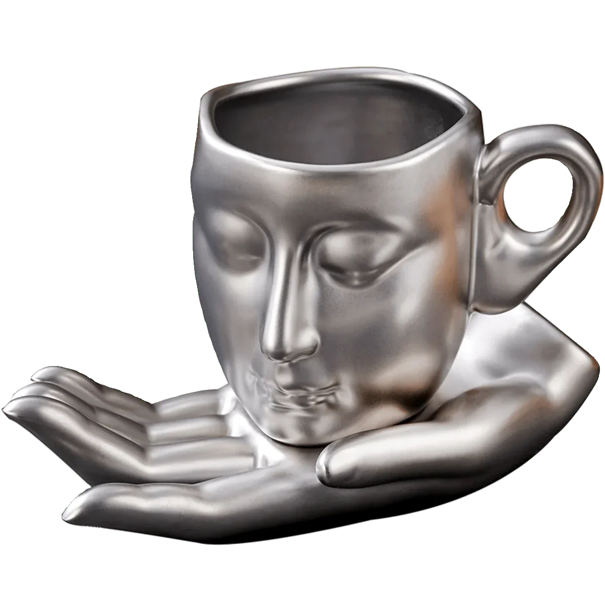 FaceBrew – Kaffeetassen-Set mit minimalistischer Gesichtsform