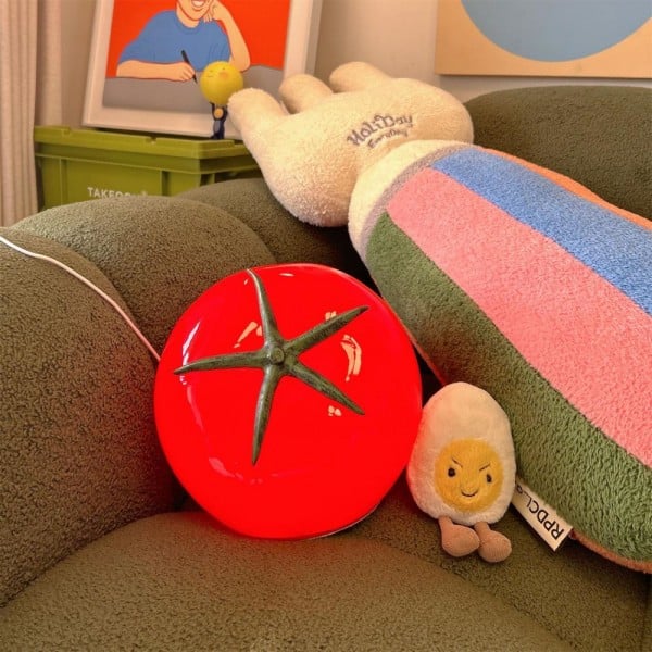 Pomella – LED-Tischlampe in Tomatenform