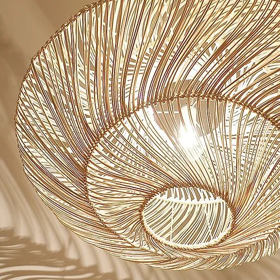 Radiar – Vintage Hängeleuchte aus Rattan