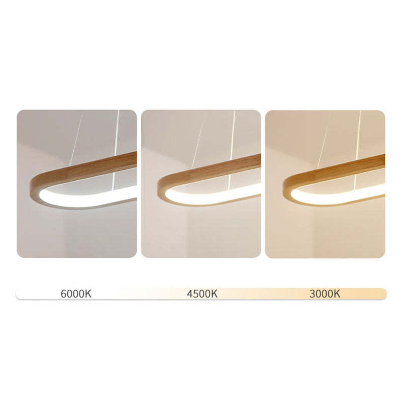 NordicBeam – Moderne LED-Pendelleuchte aus Holz und Metall