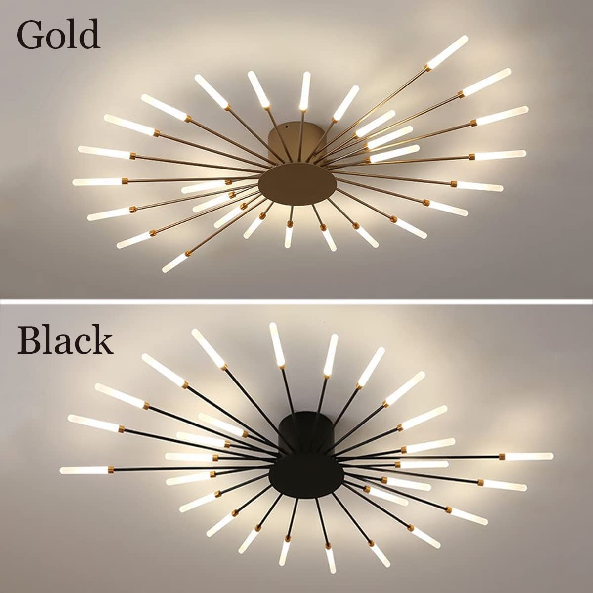 FireGlow – Deckenlampe mit funkelndem Feuerwerk-Design