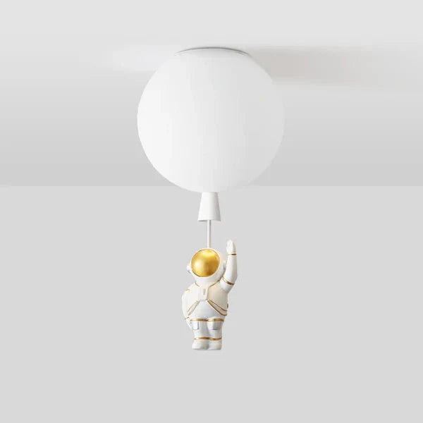 AstroMond – Moderne LED-Mondlampe mit Astronauten-Dekor