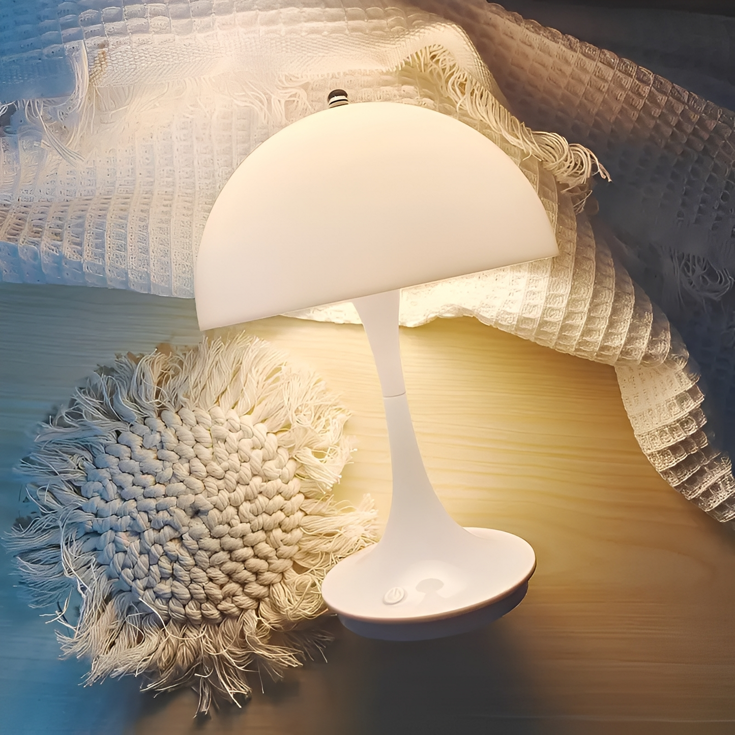 Mimi – Wiederaufladbare Tischlampe in Pilzform mit Berührungsfunktion