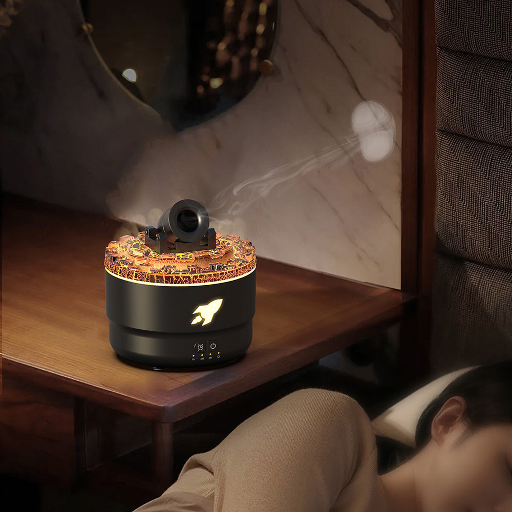 Veyra – Lava-Riss Aroma-Diffusor und Luftbefeuchter