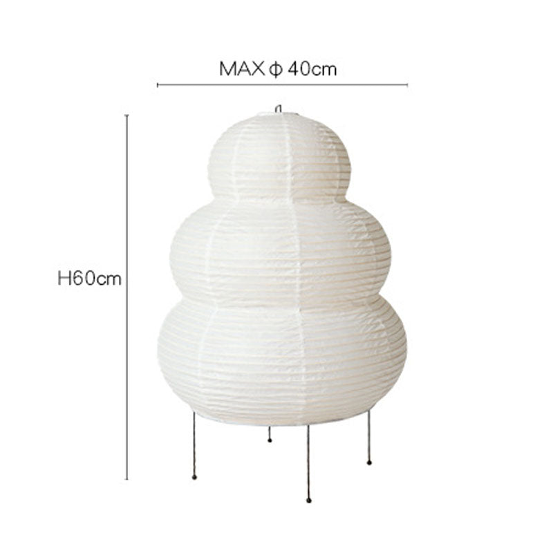 Künstlerische Lampe Aus Reispapier Im Japanischen Stil