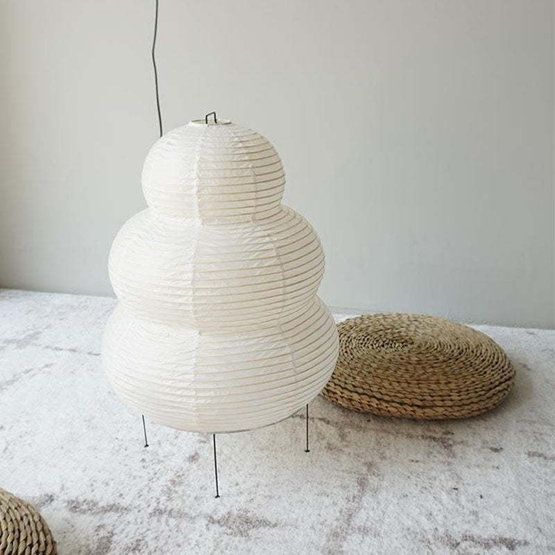 Künstlerische Lampe Aus Reispapier Im Japanischen Stil