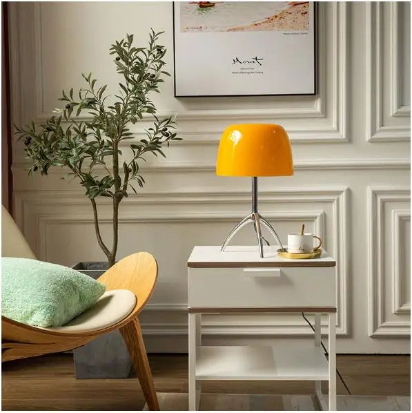 Antike Retro Kupfer Tischlampe