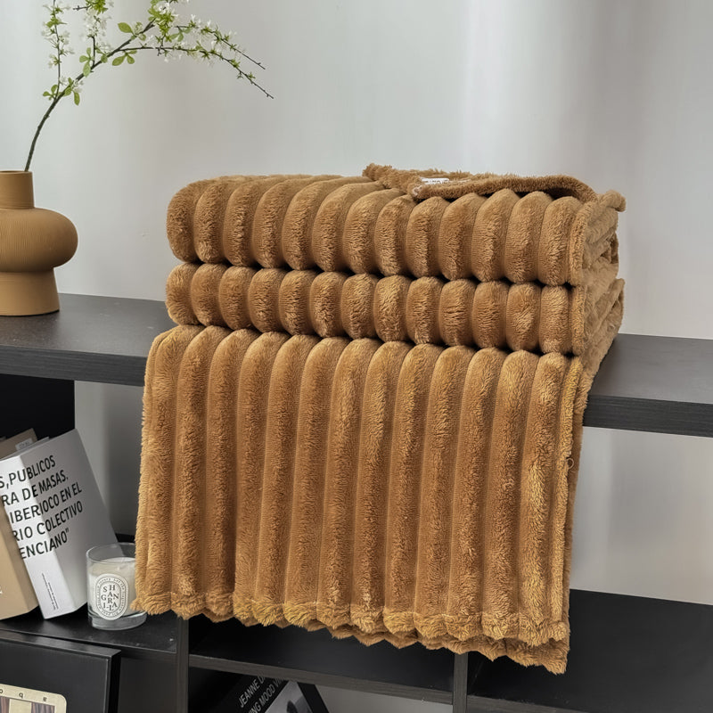 Schwere Samtdecke fürs Schlafsofa