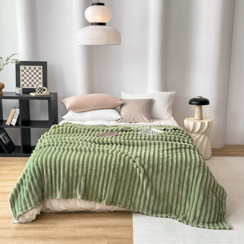 Schwere Samtdecke fürs Schlafsofa