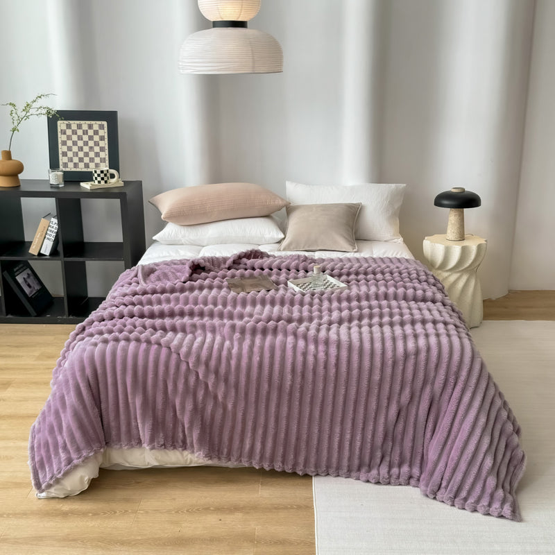Schwere Samtdecke fürs Schlafsofa