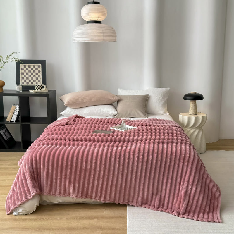 Schwere Samtdecke fürs Schlafsofa