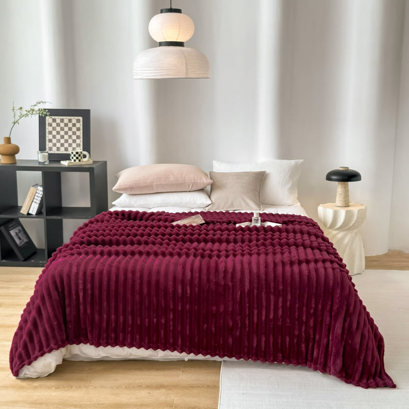 Schwere Samtdecke fürs Schlafsofa