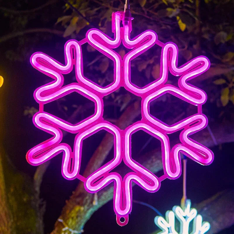 Frostella – LED Licht in Schneeflockenform für festliche Außen-Weihnachtsdekoration