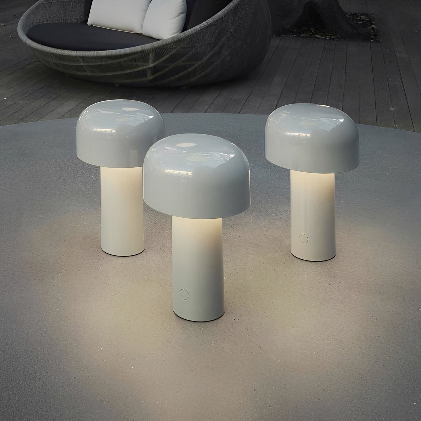 Ayla – LED-Pilz-Lampe für den Tisch
