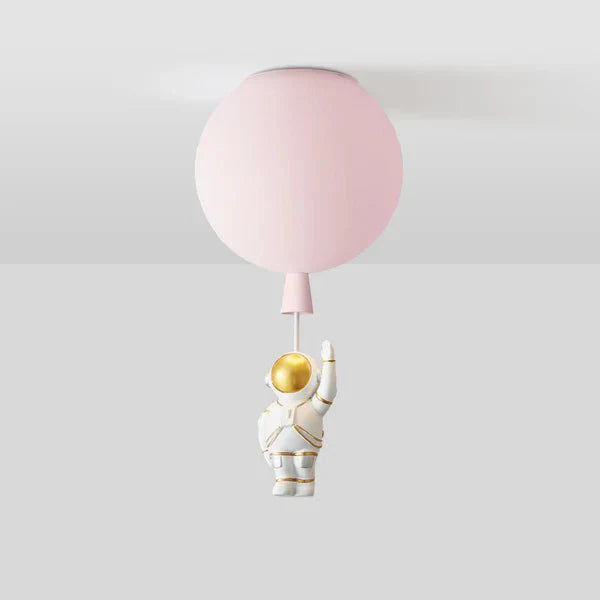 AstroMond – Moderne LED-Mondlampe mit Astronauten-Dekor