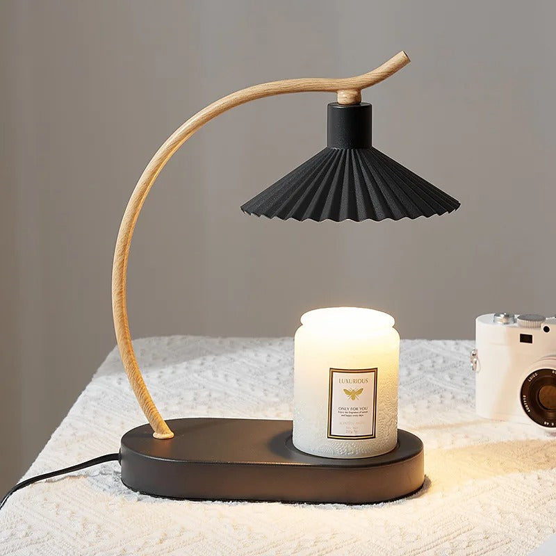 Vanessa – Kerzenwärmer-Lampe mit modernem Design