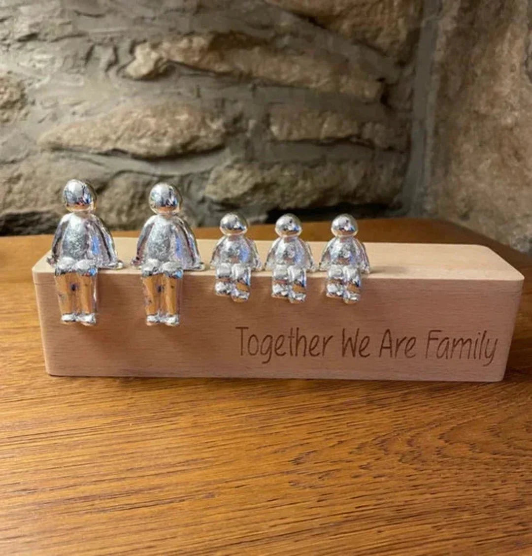 Skulptur Unendliches Familienband